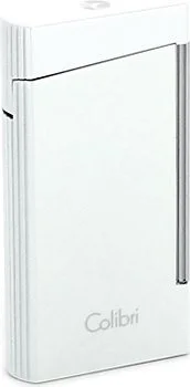 Colibri Voyager sikarisytytin Metallic White