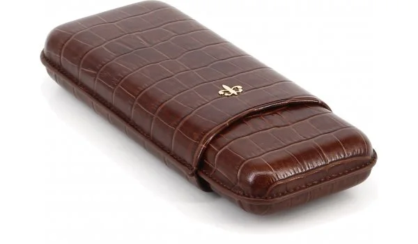 Montecristo Leather Case Brown, Croco-kuosi