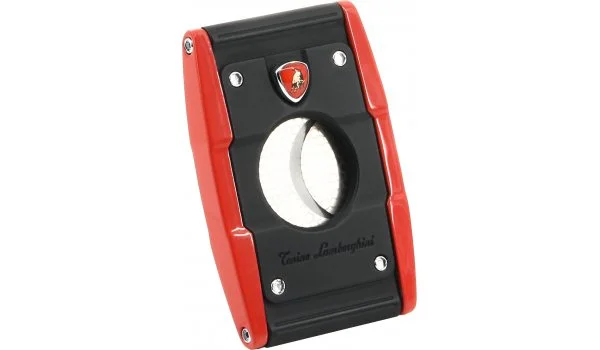 Lamborghini C Precision Cigar Cutter, musta/punainen