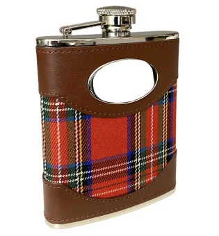 Hip Flask Finley Tartan, 180 ml