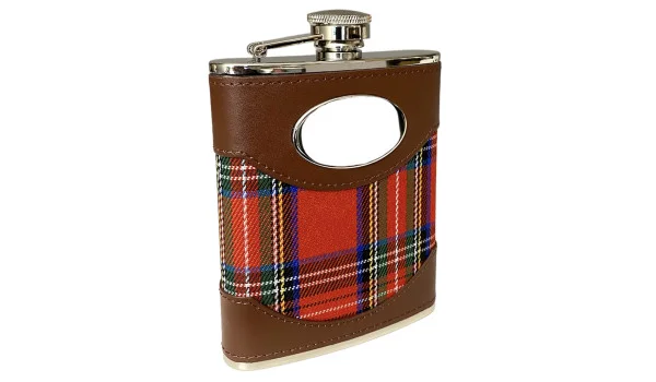 Hip Flask Finley Tartan, 180 ml