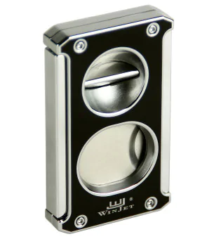 Winjet Cigar Cutter 3 in 1, musta