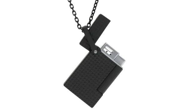 S.T. Dupont Necklace Lighter Black, K27068CH