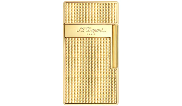 S.T. Dupont Biggy Lighter Diamond Head Golden, 025009