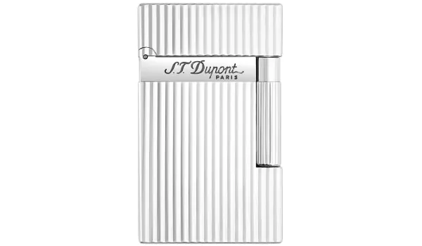 S.T. Dupont Ligne 2 16817 Ridged Silver sytytin