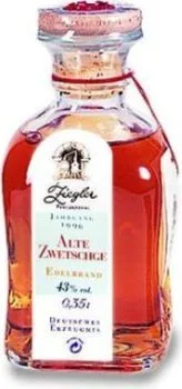 Ziegler Old Zwetschge Plum 0,35l - 1996 vintage- eau de vie